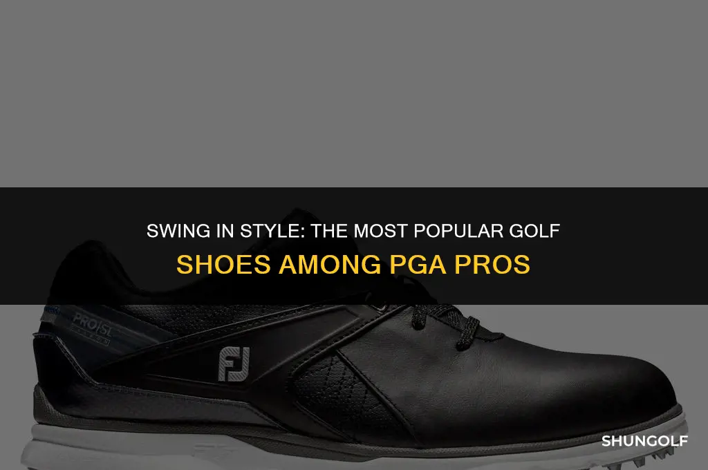 what brnad golf shoe is most worn by pga pros