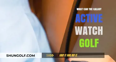 Exploring the Galaxy Active Watch's Golf Tracking Capabilities