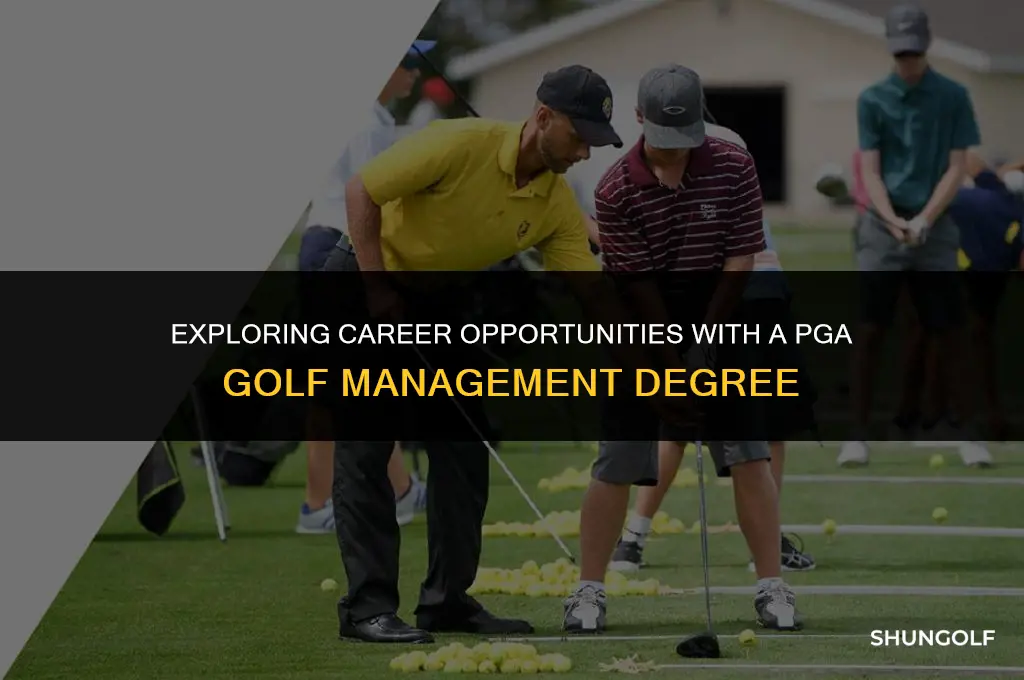 what can you do with a pga golf management degree