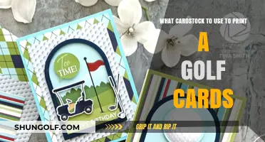 Choosing the Perfect Cardstock for Printing Golf Cards: A Guide