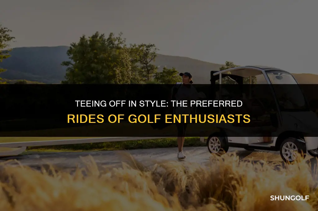 what cars do golf people drive