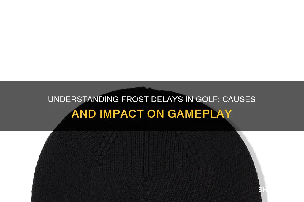 what causes a frost delay in golf