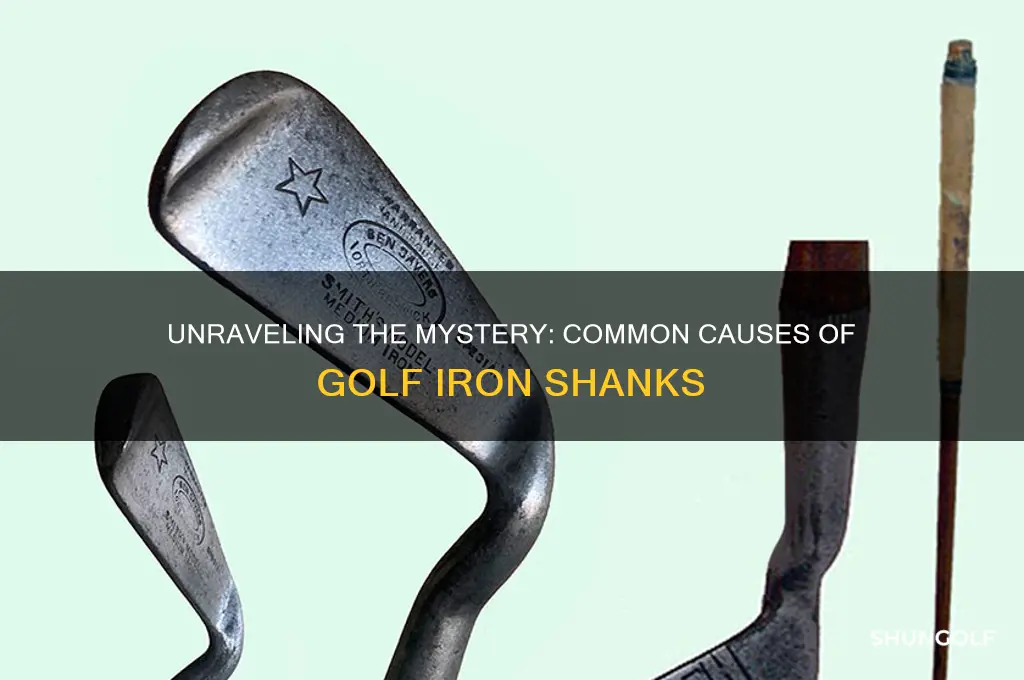 what causes a golf iron shank