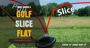 Golf Slice: Flat Swing, Poor Shot