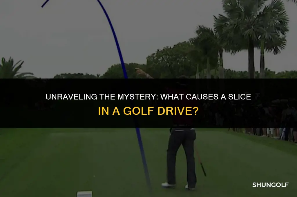 what causes a slice in a golf drive