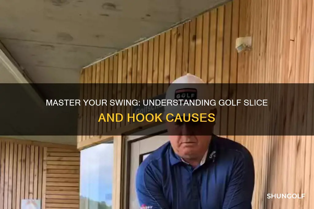 what causes a slice or hook in golf