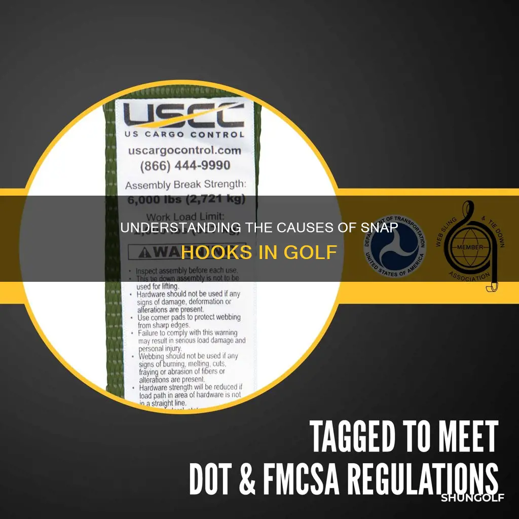 what causes a snap hook golf