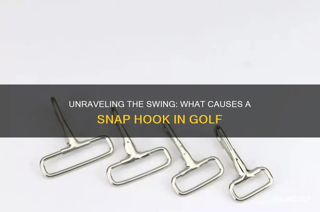 what causes a snap hook in golf