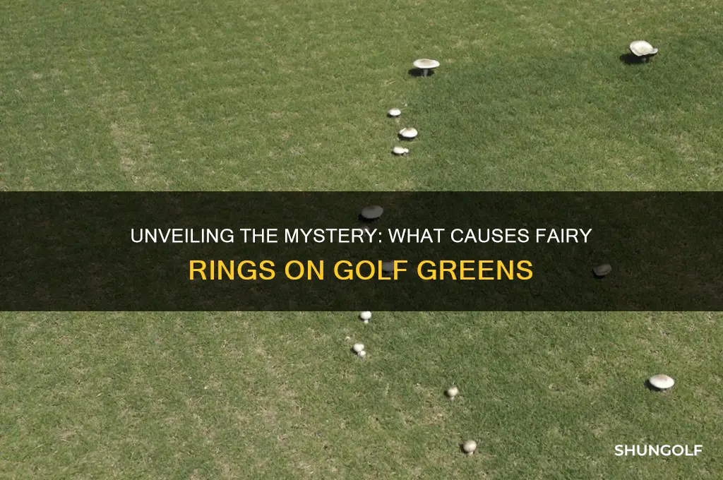 what causes fairy rings on golf greens