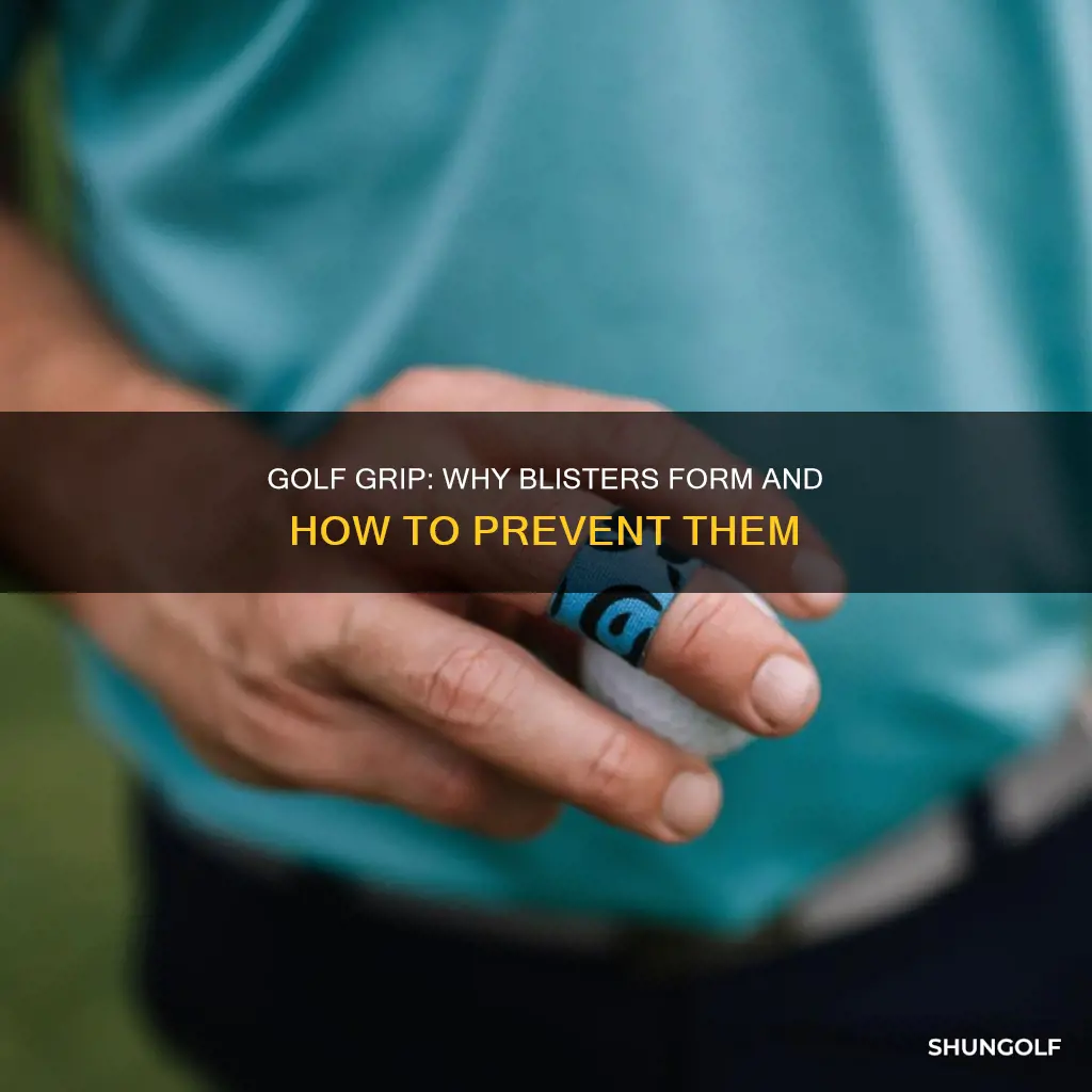 what causes golf blisters