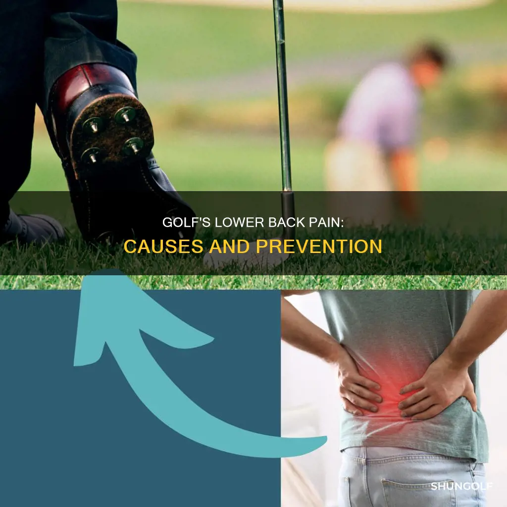 what causes golf lower back pain