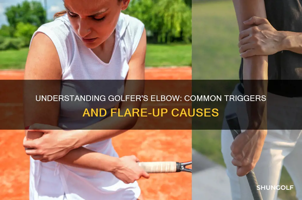 what causes golfer