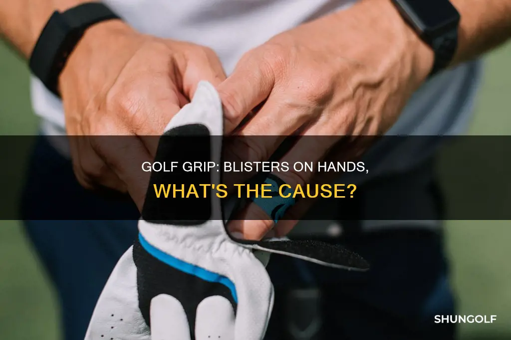 what causes hand blisters when golfing