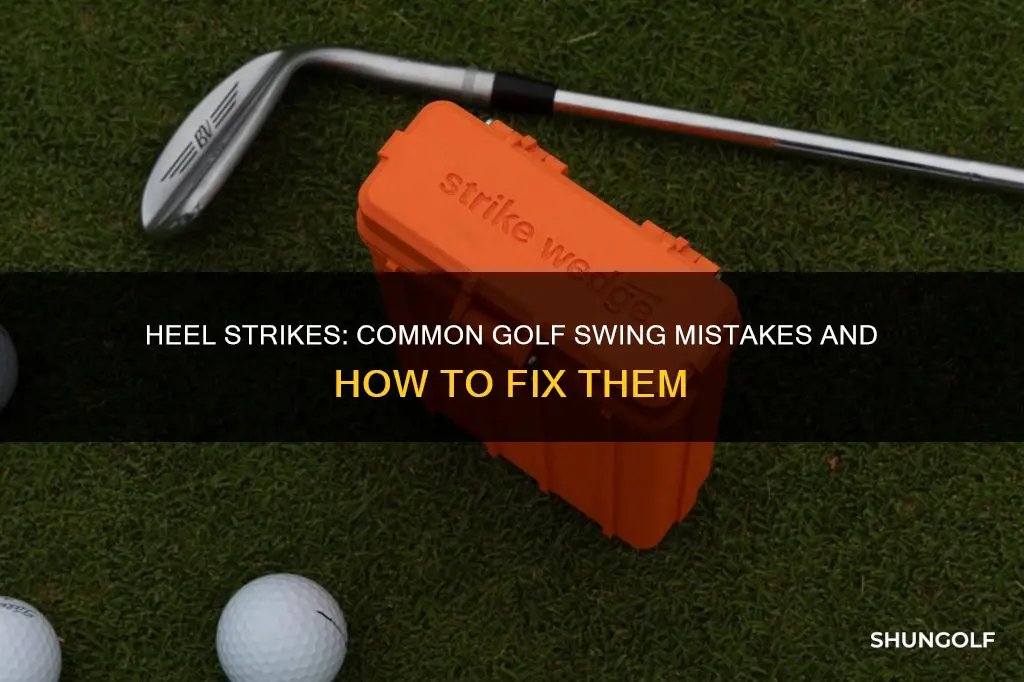 what causes heel strikes golf