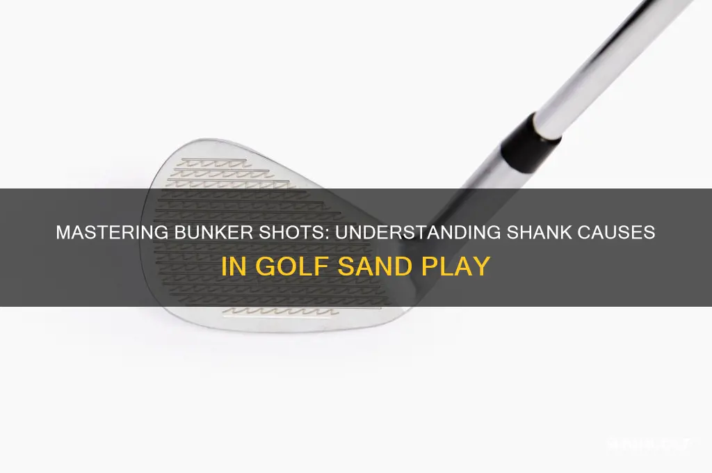 what causes shank out of sand in golf