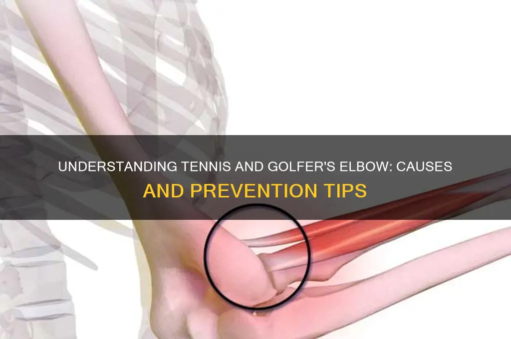 what causes tennis or golfer