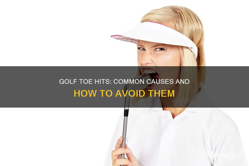 what causes toe hits in golf