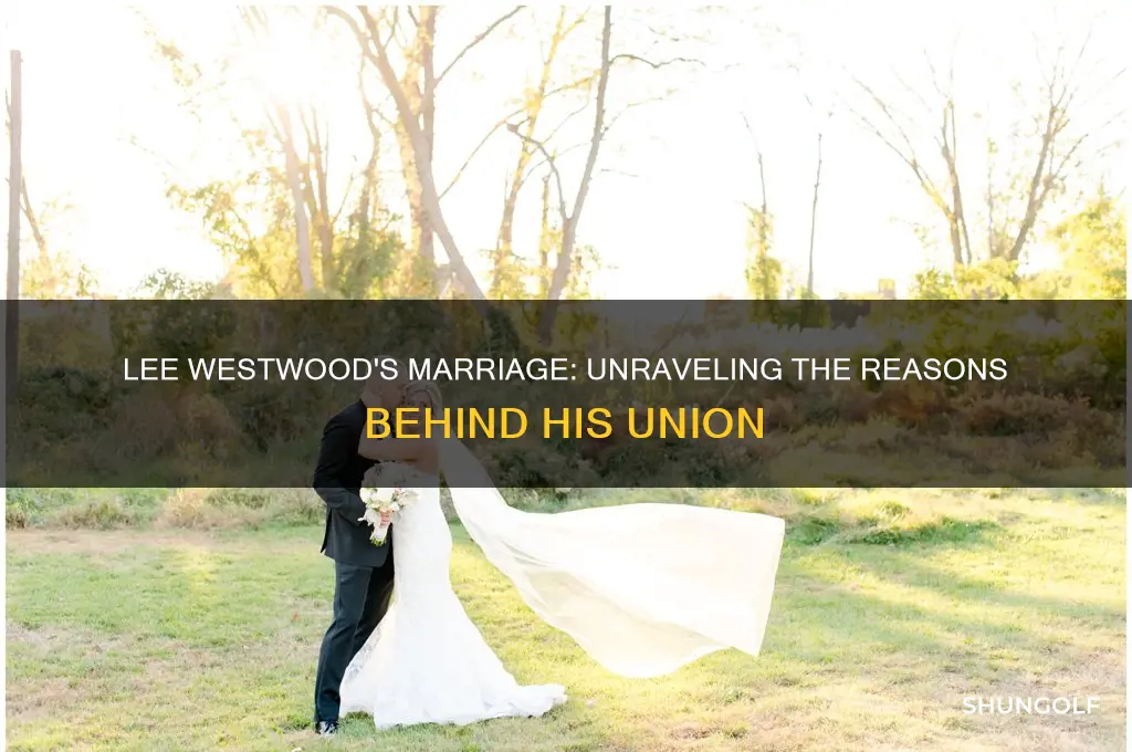 what causis pro golfer lee westwood married