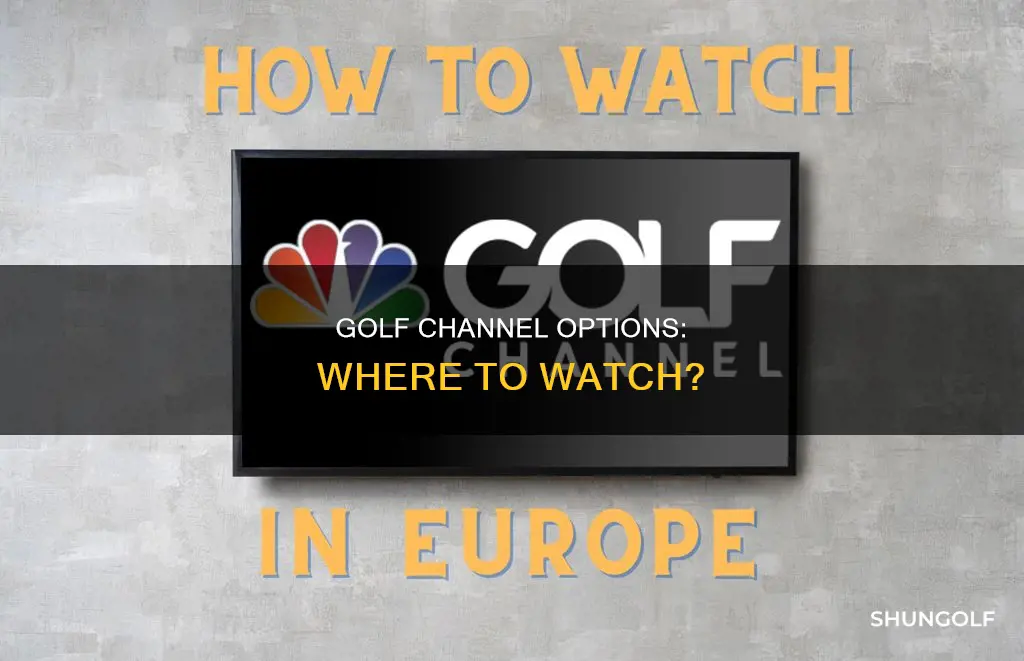 what chanel is golf on