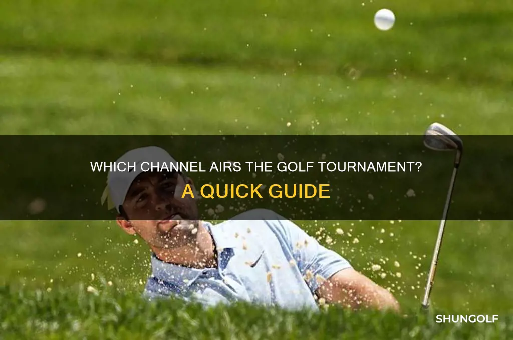 what chanel is the golf tourn on