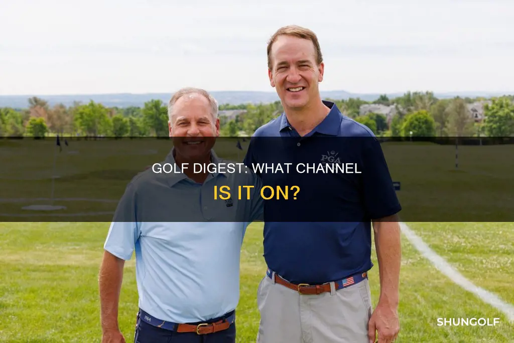 what channei is golf digest fios