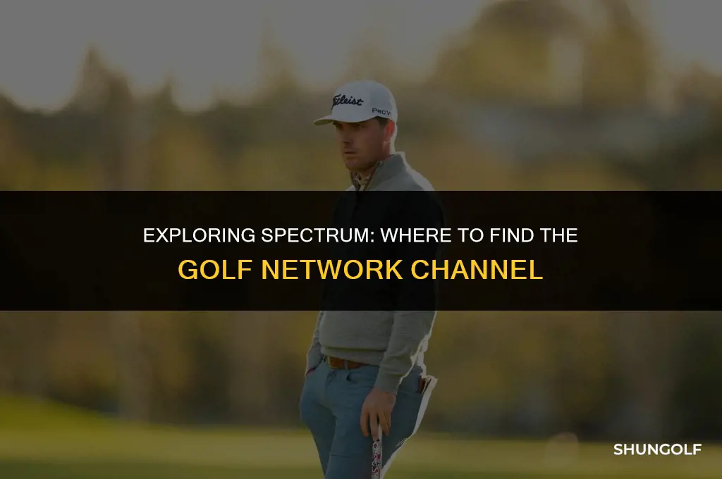 what channel is the golf network on spectrum
