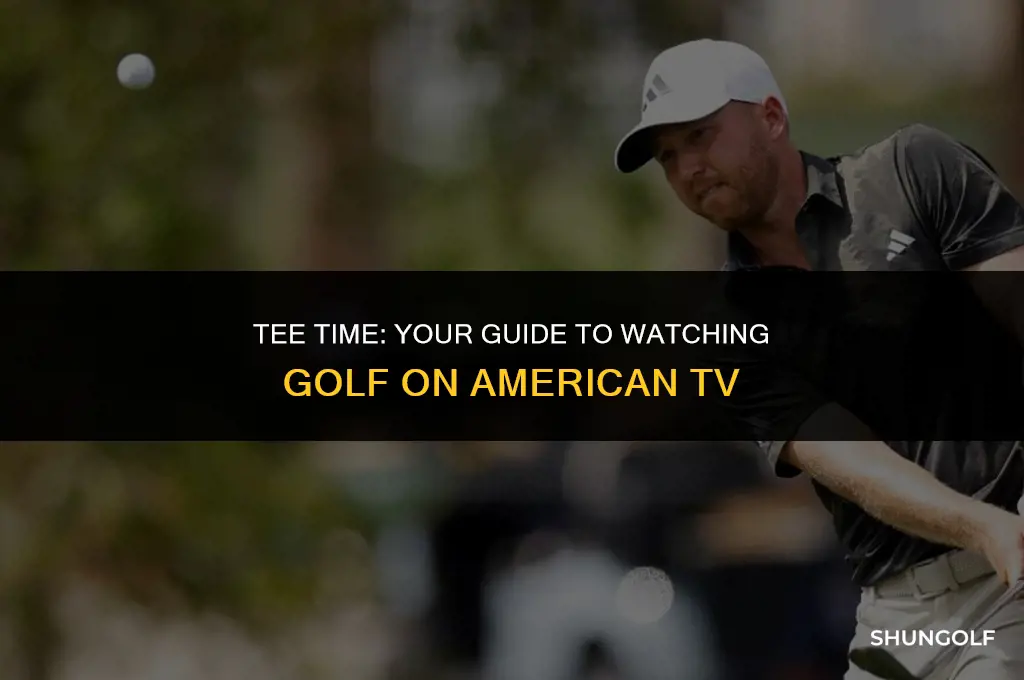 what channel is the golf on in america