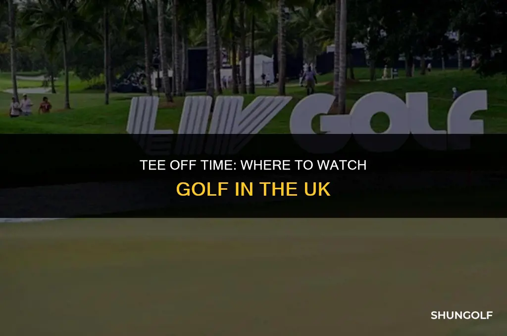 what channel is the golf on uk