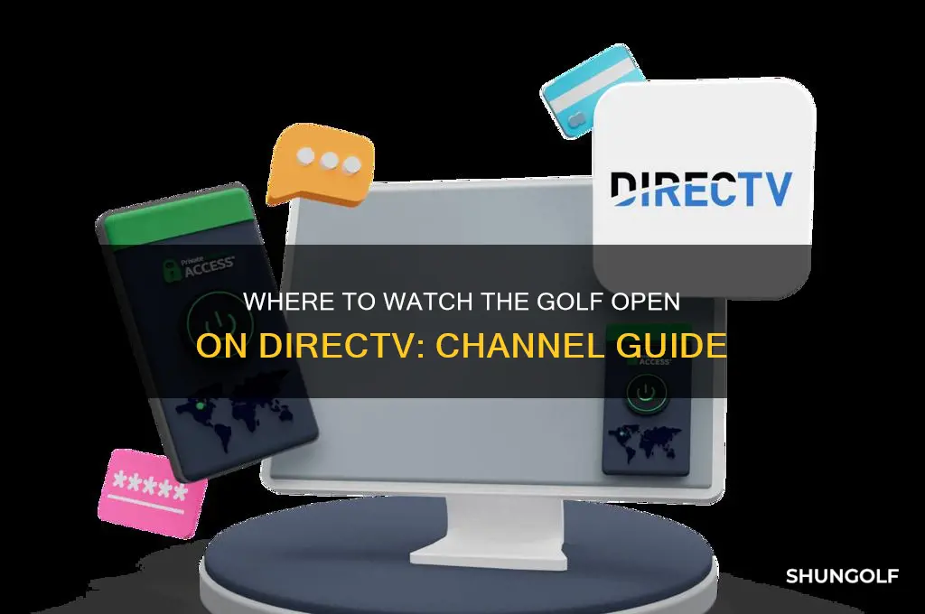 what channel is the golf open on directv