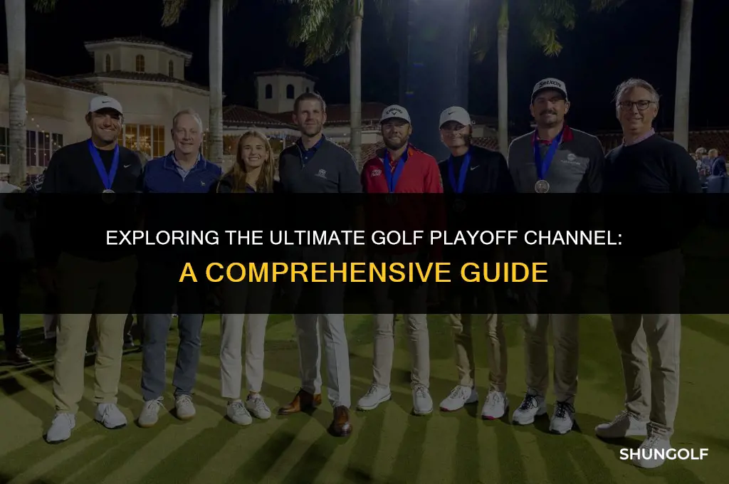 what channel is the golf playoff