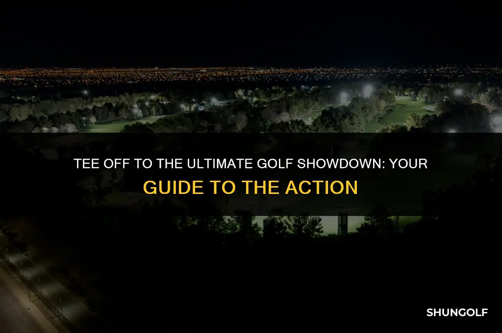 what channel is the golf showdown