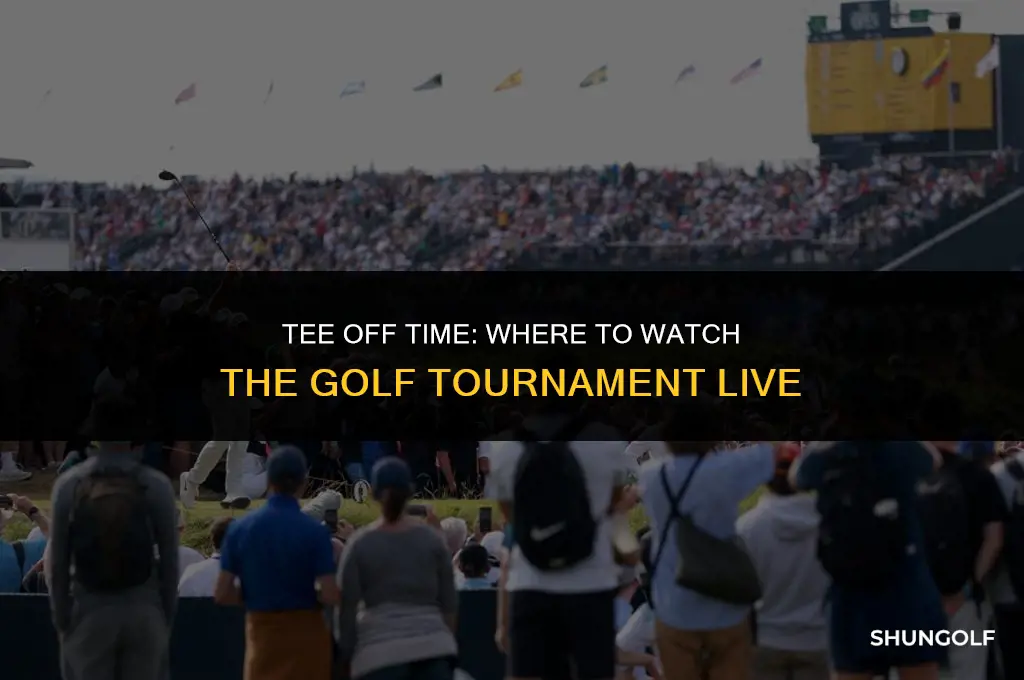 what channel is the golf tournament on