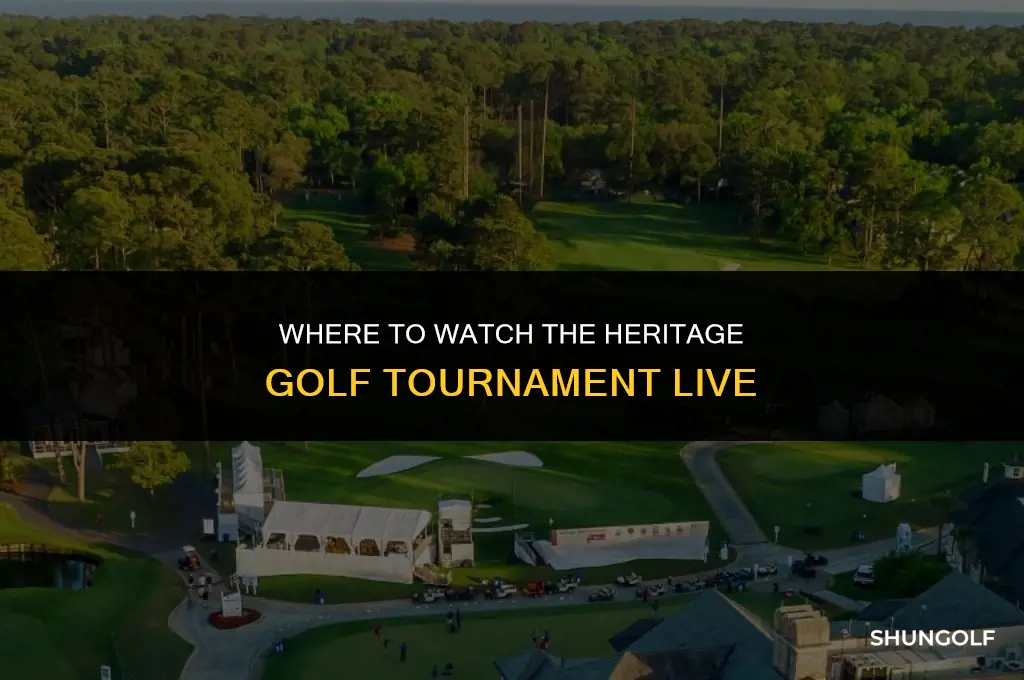 what channel is the heritage golf on