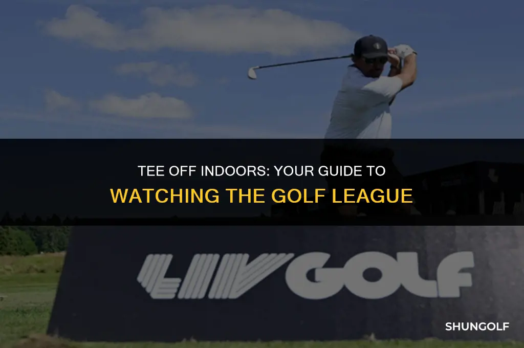 what channel is the indoor golf league on