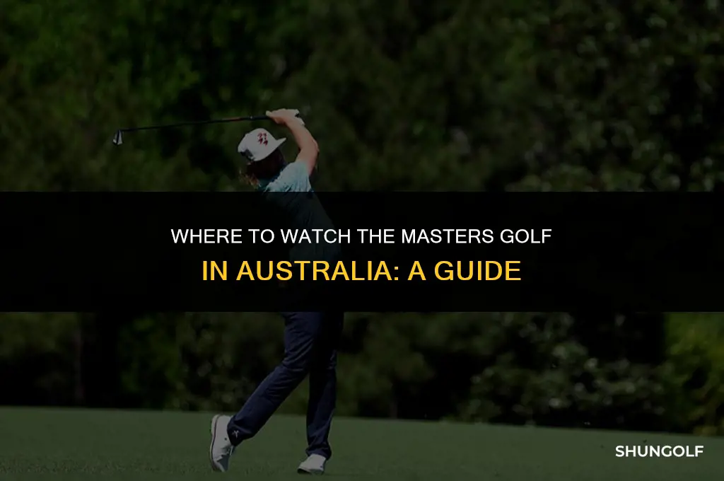 what channel is the masters golf on in australia