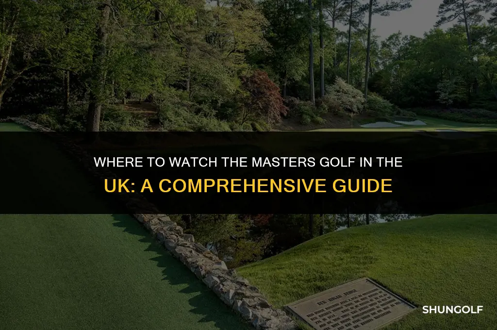 what channel is the masters golf on uk