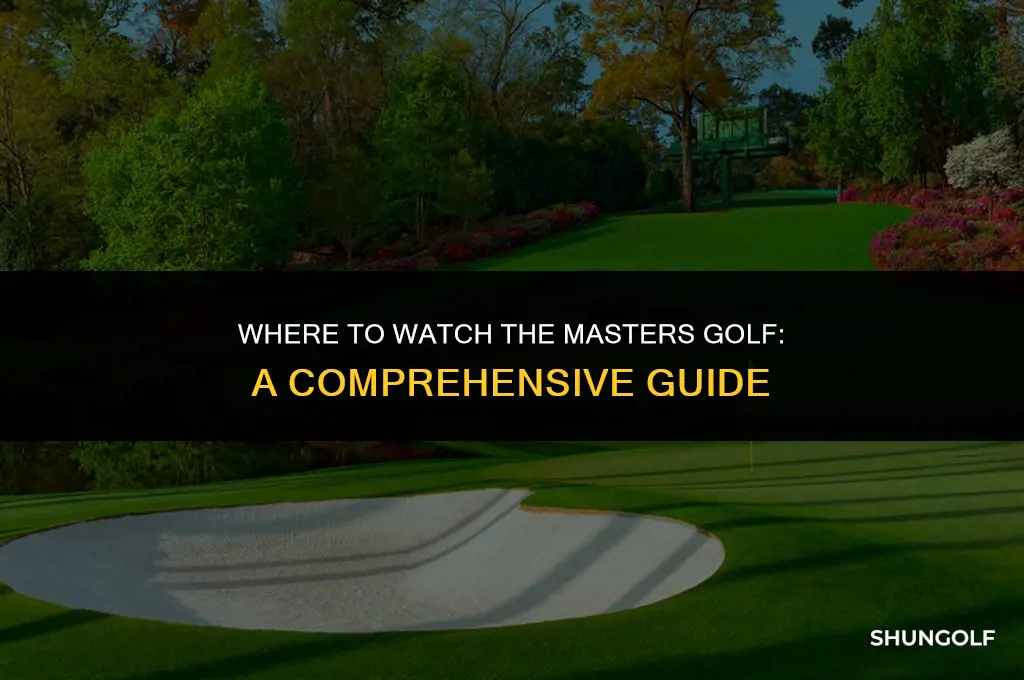 what channel is the masters golf on