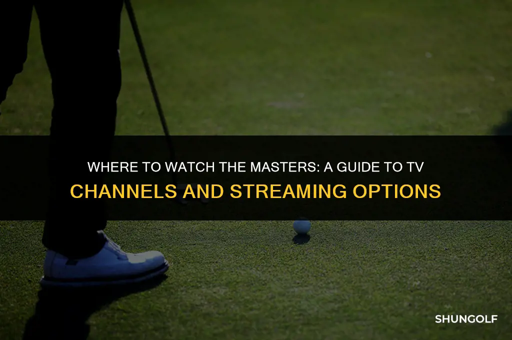 what channel is the masters on
