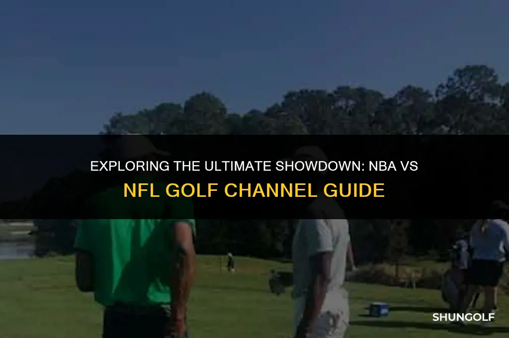 what channel is the nba vs nfl golf on