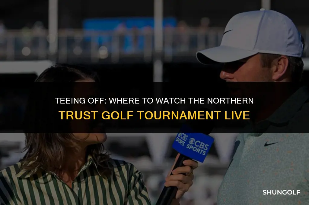 what channel is the northern trust golf on