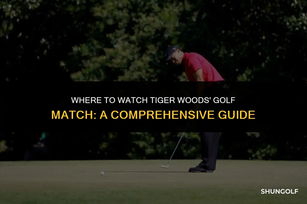 what channel is the tiger woods golf match on