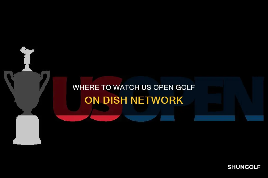what channel is the us open golf on dish