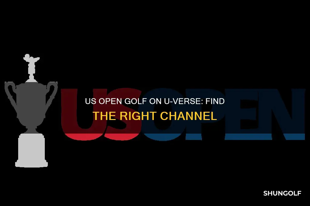 what channel is the us open golf on uverse