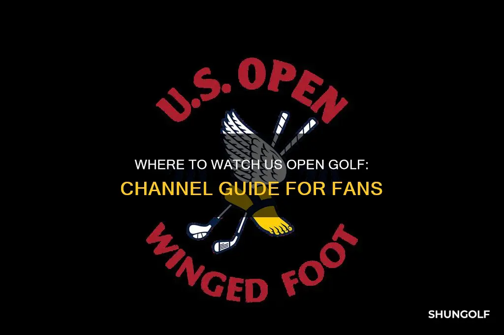 what channel is the us open golf