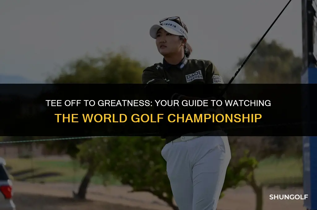 what channel is the world golf championship on