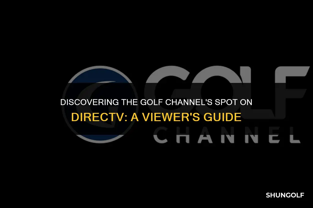 what channel number is golf channel on directv