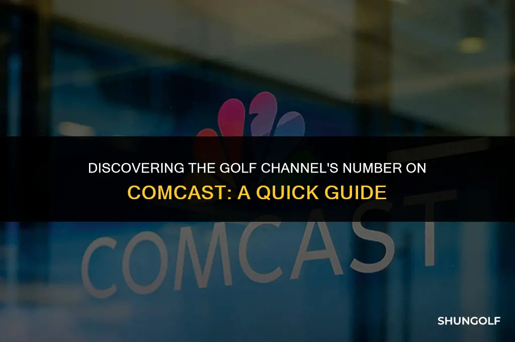what channel number is the golf channel on comcast