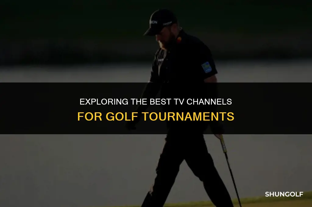 what channels ar golf toyrnaments on