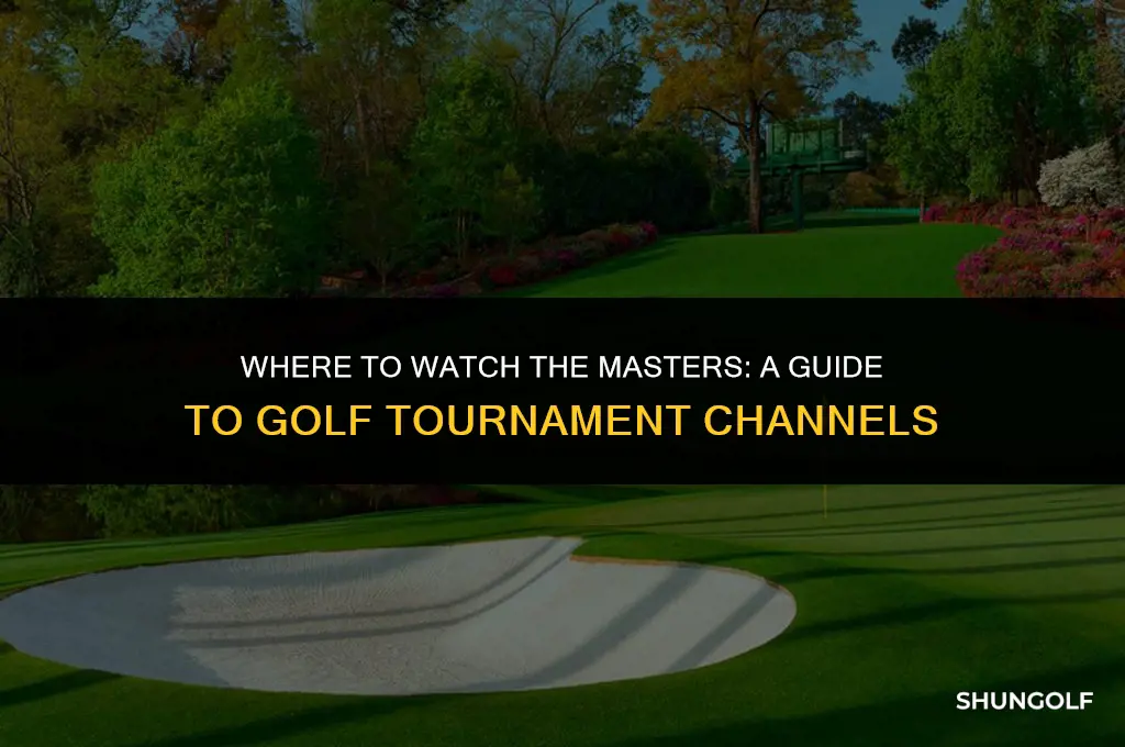 what channels is the masters golf tournament on