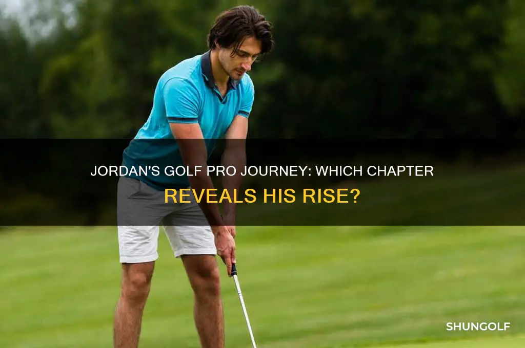 what chapter talks about jordan being a pro golfer